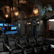 Illustration for article titled Batcave-inspired home theater would fit right in at Wayne Manor